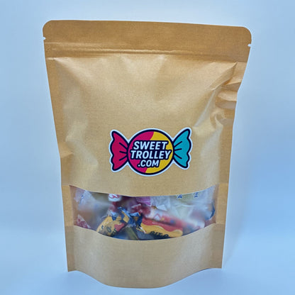Sweet Trolley Candy Salad Bag, custom candy mix with 25+ candy choices, 1 LB Candy Gram style gift with message